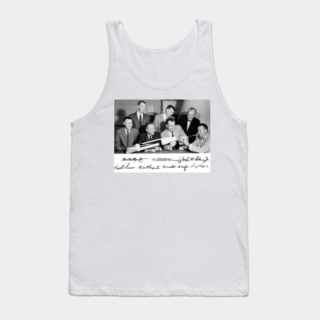 Mercury Seven Astronauts (C028/8860) Tank Top by SciencePhoto